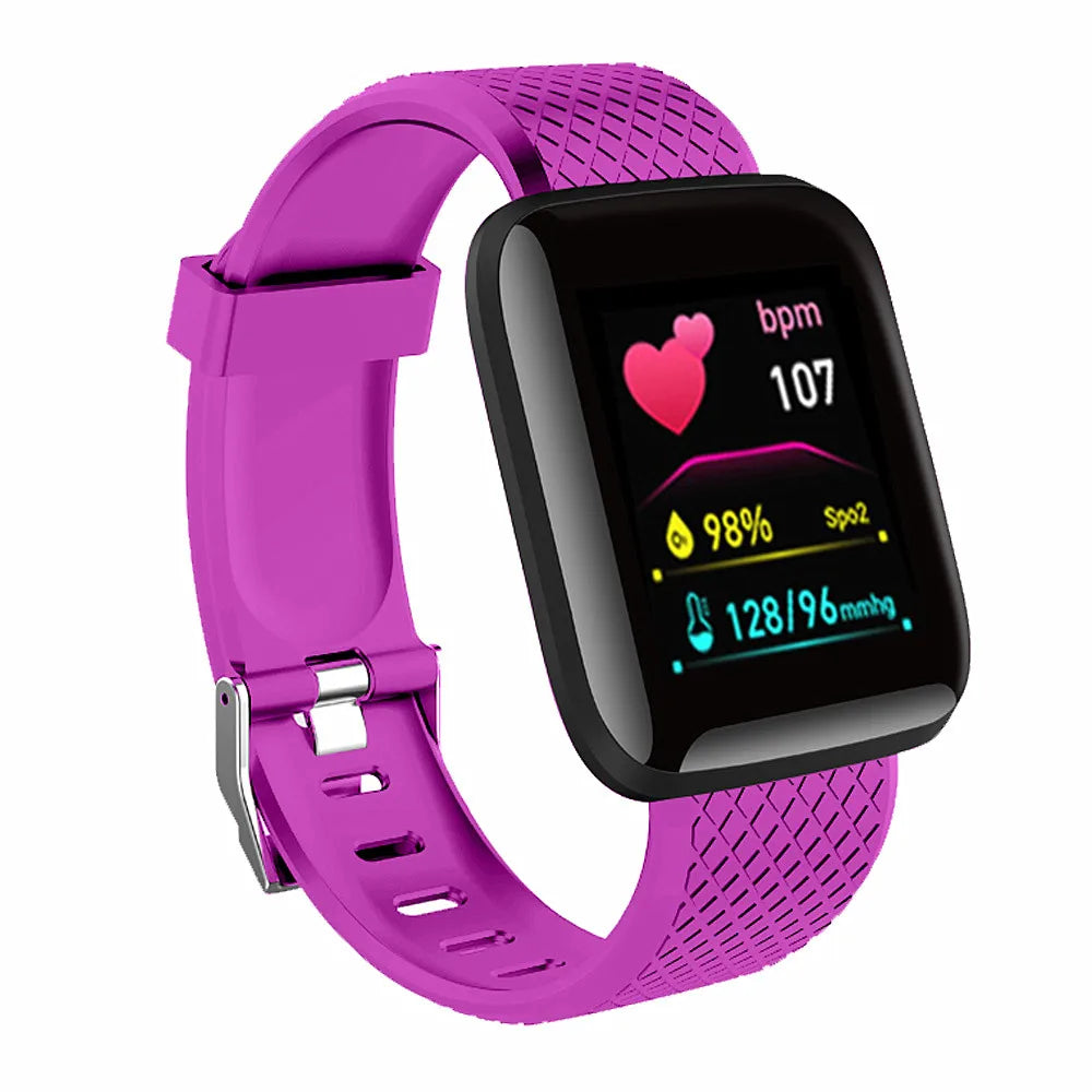 Sport Mode Smartwatches Multi-function Bracelet USB Plug-in Charging Women Fitness Men Smartwatch for Android Phone