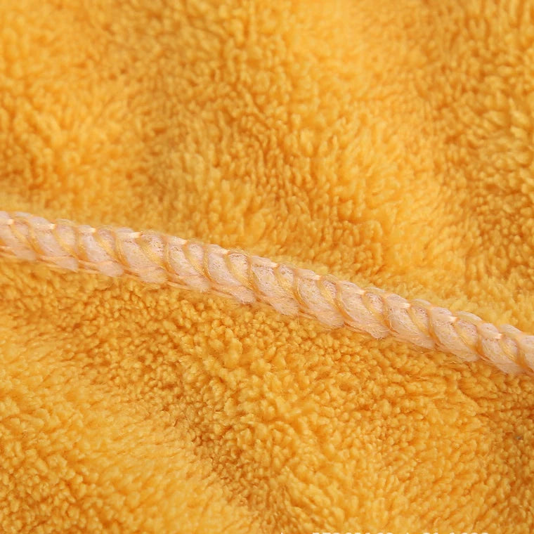 Bonnet de séchage de cheveux de Style brodé, serviette de cheveux épaisse en molleton de corail pour salle de bain, bonnet de douche absorbant à séchage rapide pour femmes, 1 pièce