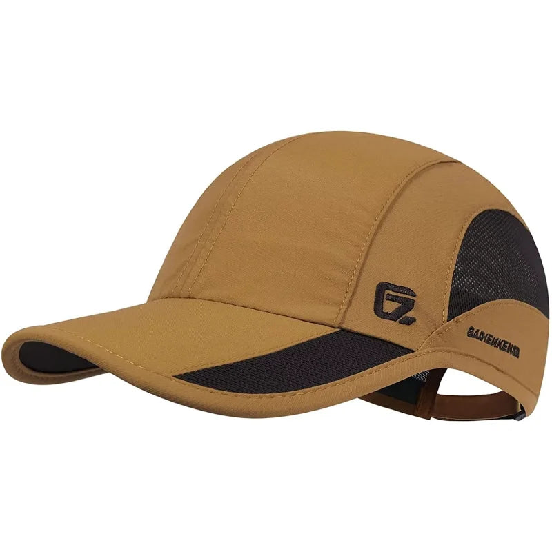 Casquette de sport unisexe à séchage rapide — réglable, légère, UPF 50+, course, randonnee, golf