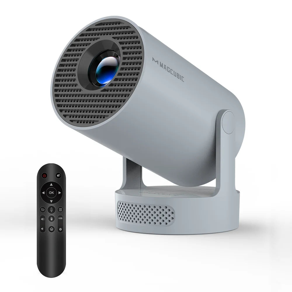 Projecteur 8K Android 14 — double WiFi6, 290 ANSI, BT5.4, 720P, cinéma maison extérieur portable