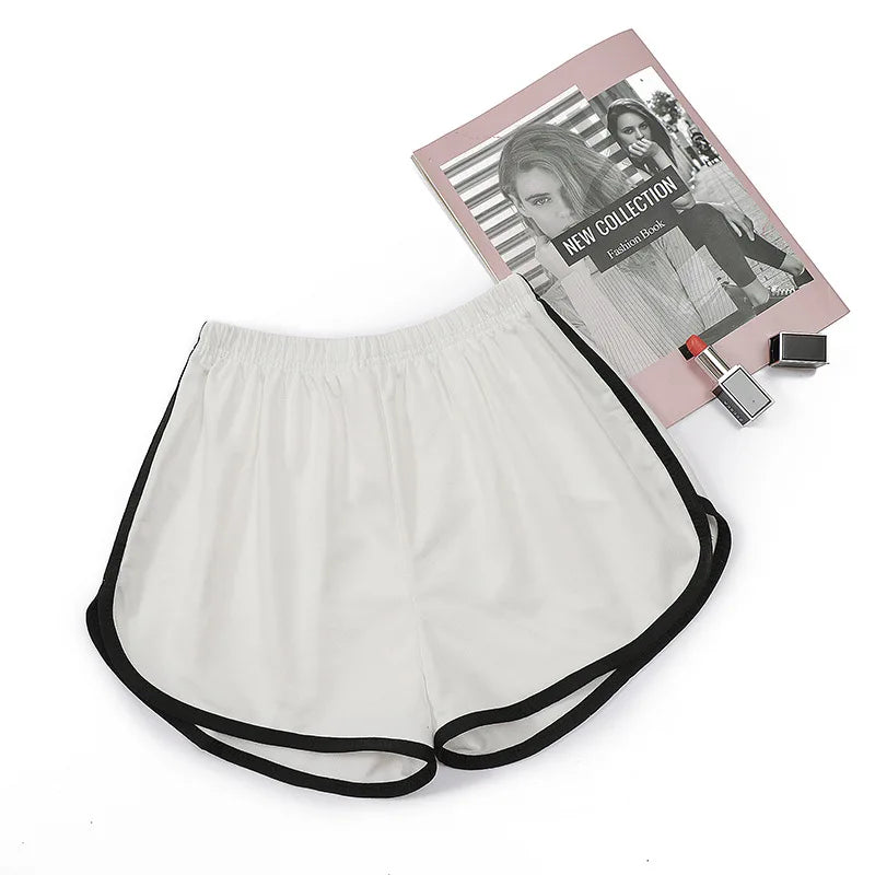 Pantalón corto elástico para mujer, holgado, de secado rápido, fino de verano, para fitness, ocio y ropa exterior. Instagram