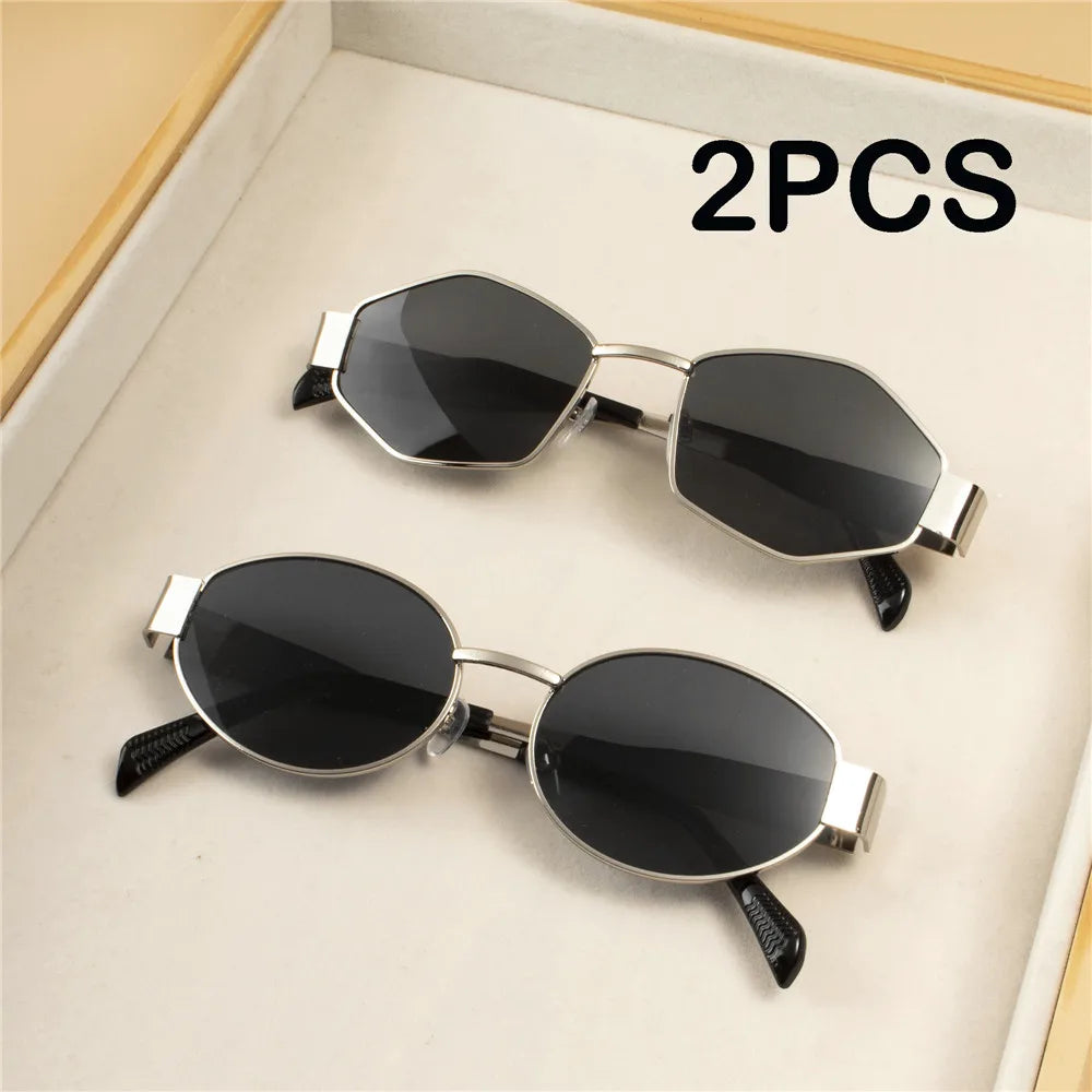 Lunettes de soleil polarisées UV400 — cadre rond, casual, mode, extérieur
