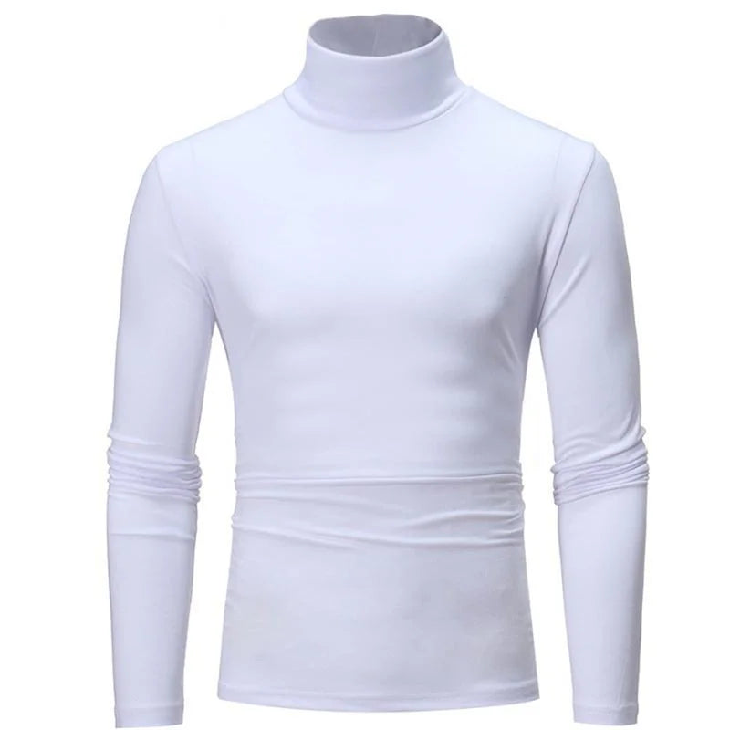 Sous-Vêtement Thermique Col Haut Homme — Mince Manches Longues Hiver Automne