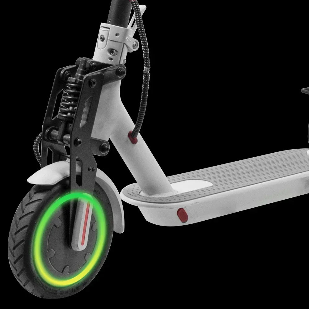 Válvulas de neumático luminosas fluorescentes para Ninebot Max G30 G2 para Xiaomi M365 Pro Mi4 Mi3, boquilla de rueda de patinete eléctrico, válvula de neumático