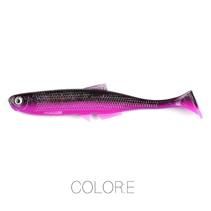 Supercontinent ShadTeez T-Tail 5 cm/7.5 cm/12 cm Pike Zander Predator Fishing 3D Eyes Soft Lure Fishing Lures