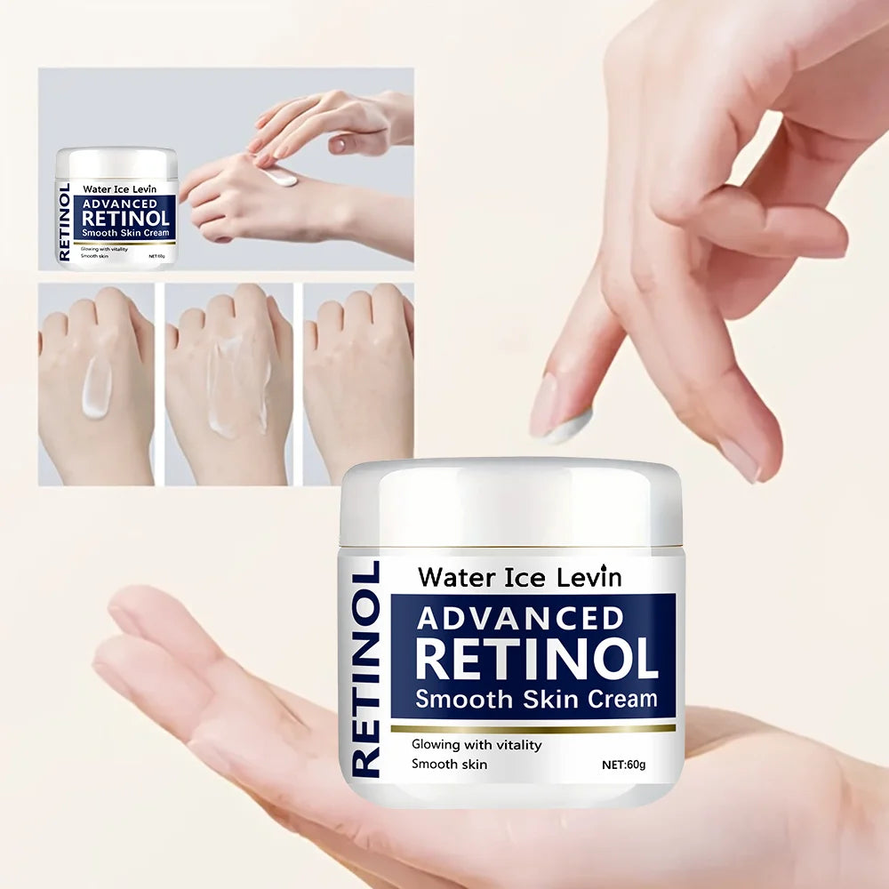 Crema de retinol avanzado para una piel suave Combinación de piel vibrante, suave y ligera Uso de día y de noche Crema hidratante con vitamina C apta para piel sensible Crema hidratante con retinol