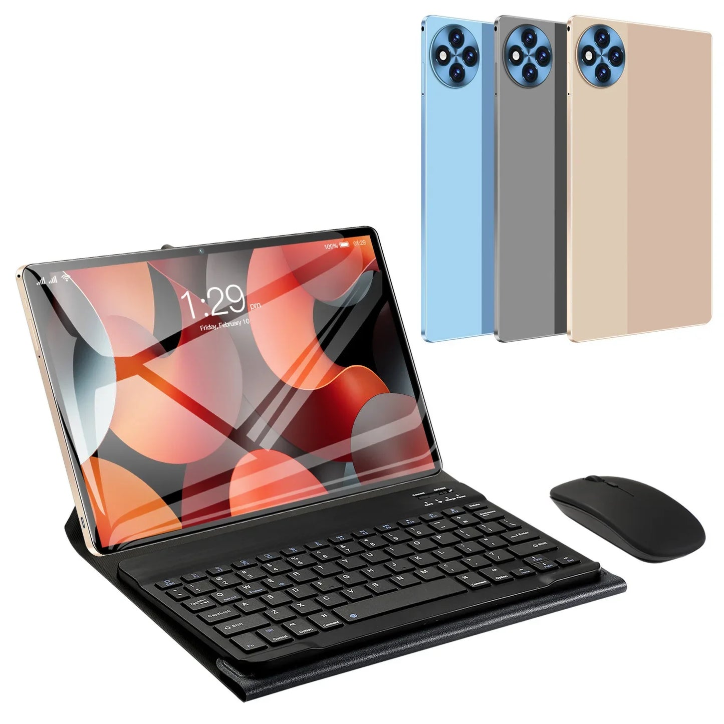 Tableta PC Android 14 Versión Global, pantalla HD de 10,1", GPS WiFi 5G, 10 núcleos Snapdragon888, batería de 10000 mAh, 12 GB de RAM y 512 GB de ROM