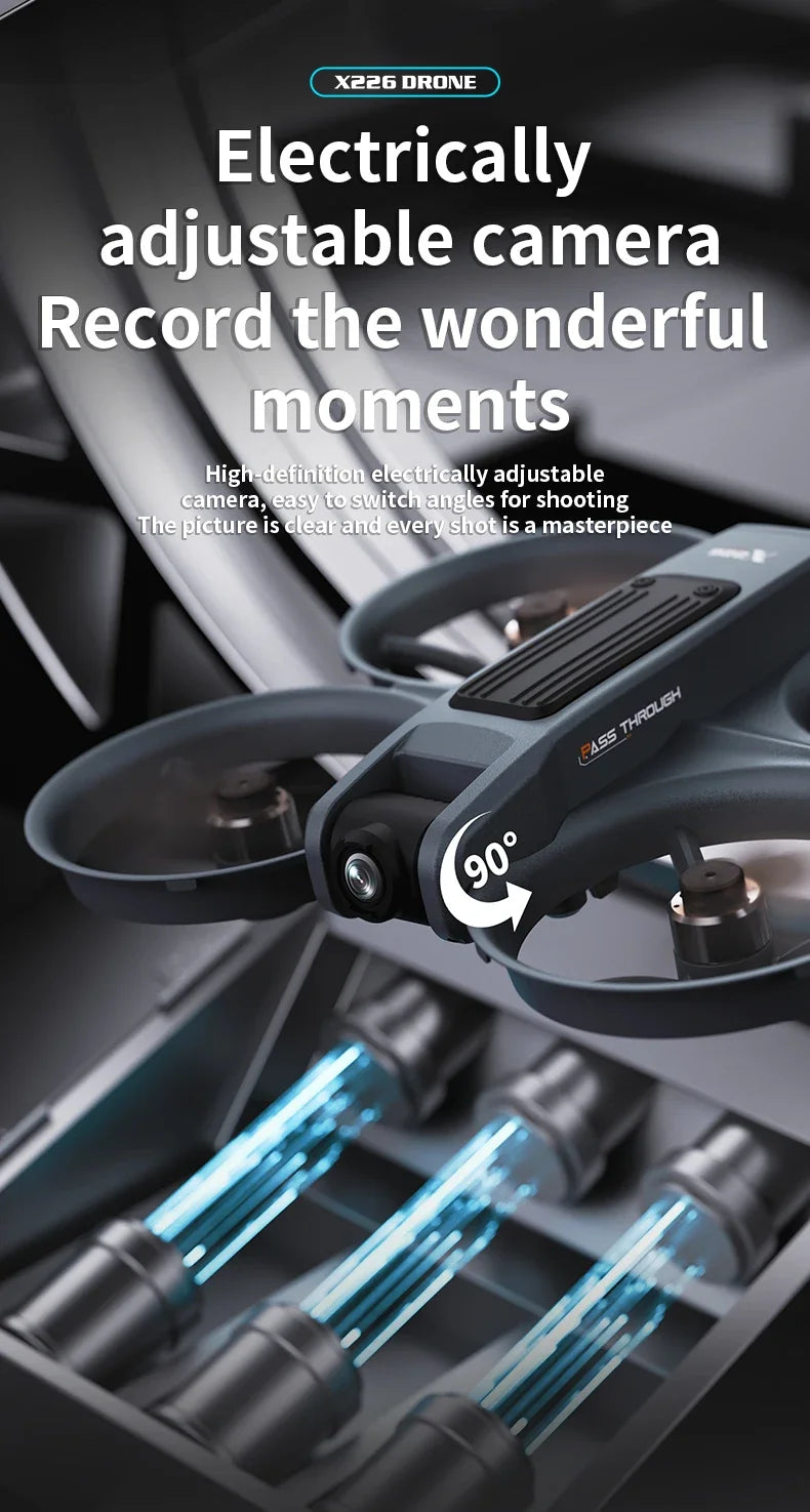 Mini drone professionnel 4K — hélicoptère RC, avion avec écran, quadricoptère, jouet cadeau enfants
