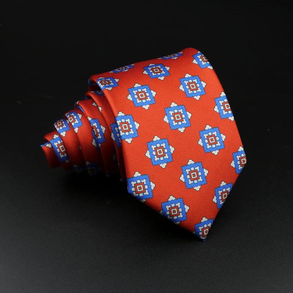 51 Styles Men's Silk Ties Jacquard Striped Plaid Floral Tie Accessories Daily Wear Shirt Suit Necktie Wedding Party Gift