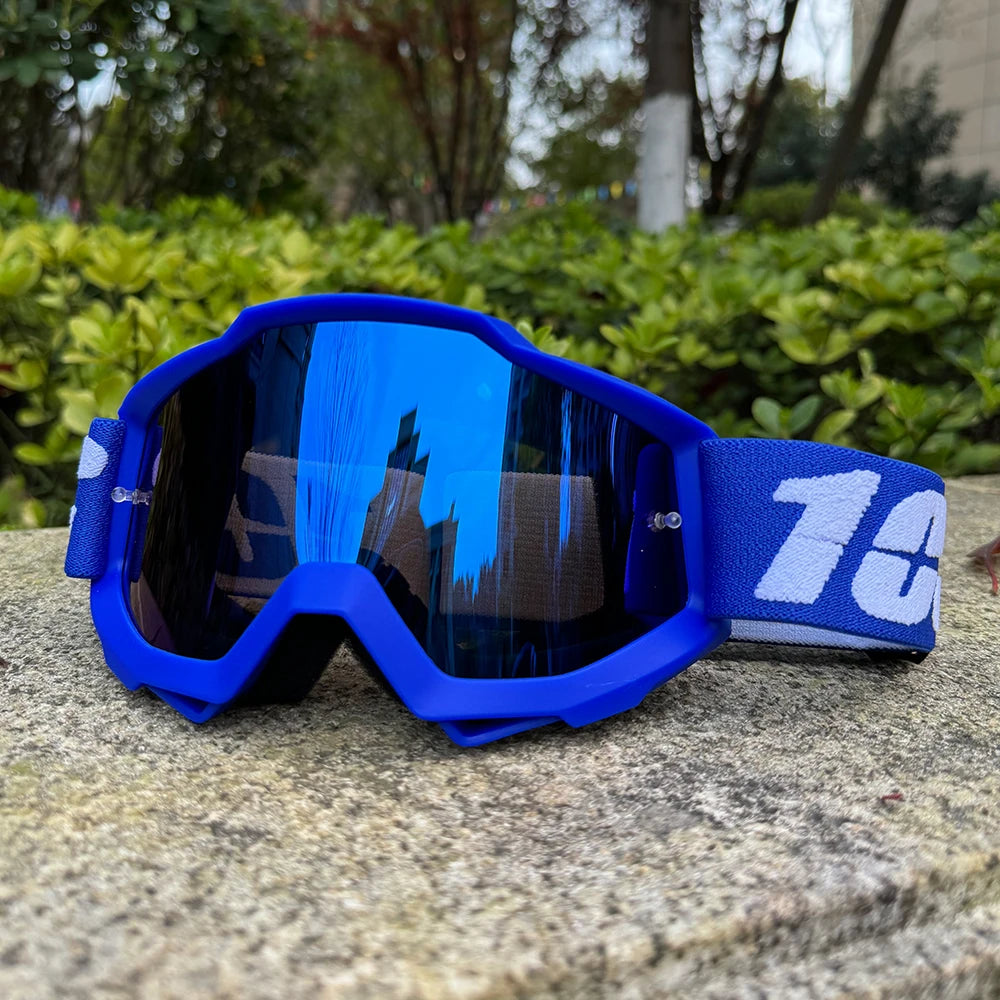 Lunettes Moto Motocross Tout-Terrain Homme — VTT, Masque Coupe-Vent, Protection, Cyclisme