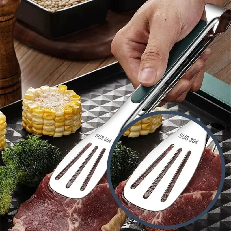 Pince coordonnante en acier inoxydable, pince à salade de viande, pince à gril, outils de cuisine, accessoires de cuisine, 1 pièce