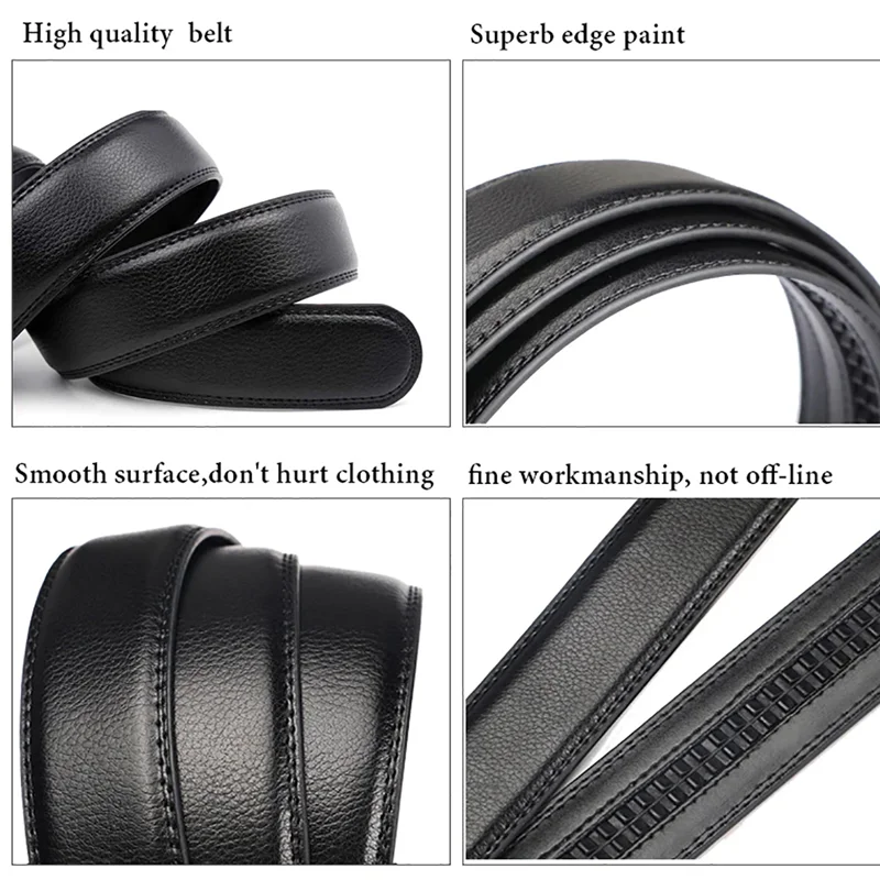 Ceinture Automatique Homme Noire — 110cm, 120cm, 130cm