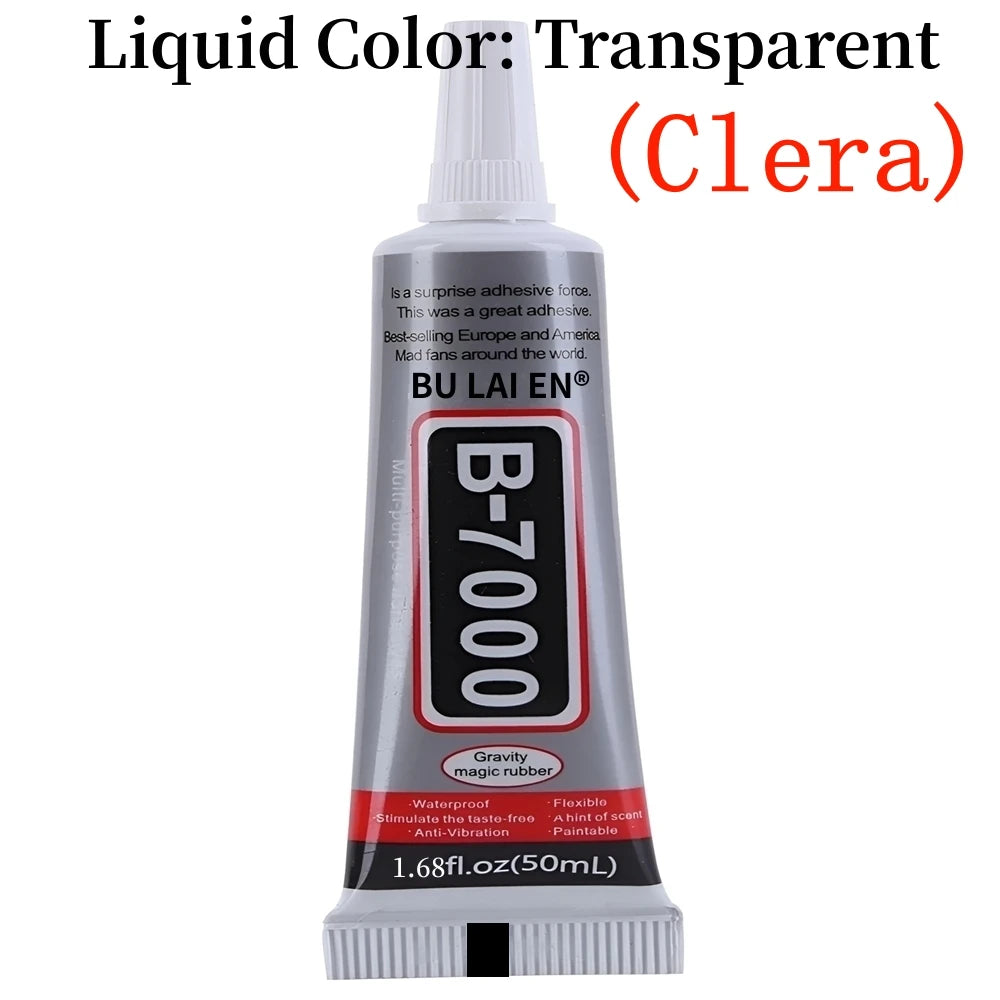 Adhésif transparent pour réparation téléphone — 15ml / 50ml / 110ml, colle universelle verre et plastique, bricolage, applicateur de précision