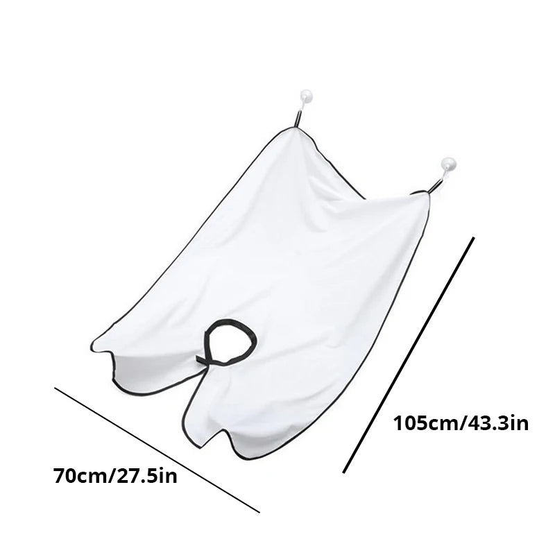 Tablier de Rasage avec Ventouses — Accessoire Coiffure Barbe Style Moderne