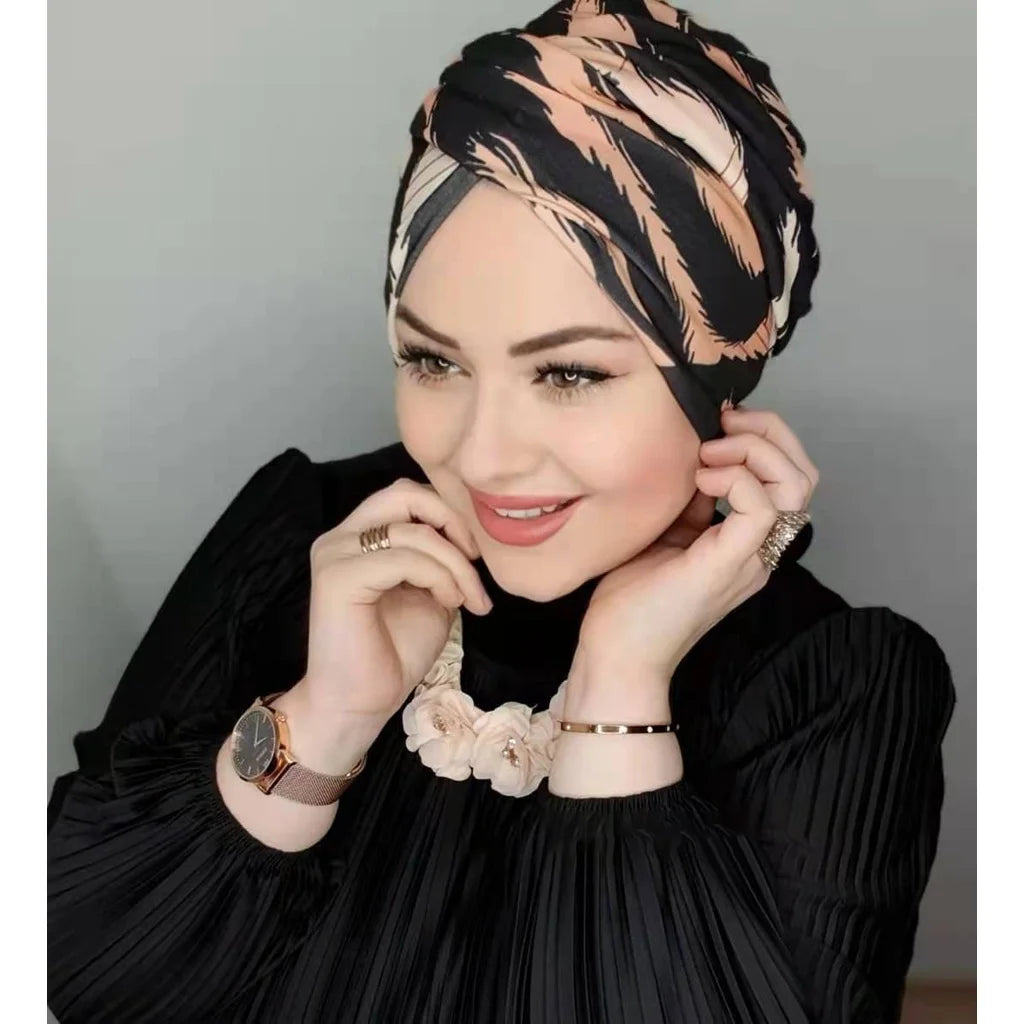 Musulman modeste Hijab casquette sous-capuchon Abaya Hijabs pour femme islamique Abayas Jersey enveloppe instantanée femmes froissé arabe Modal soie casquettes