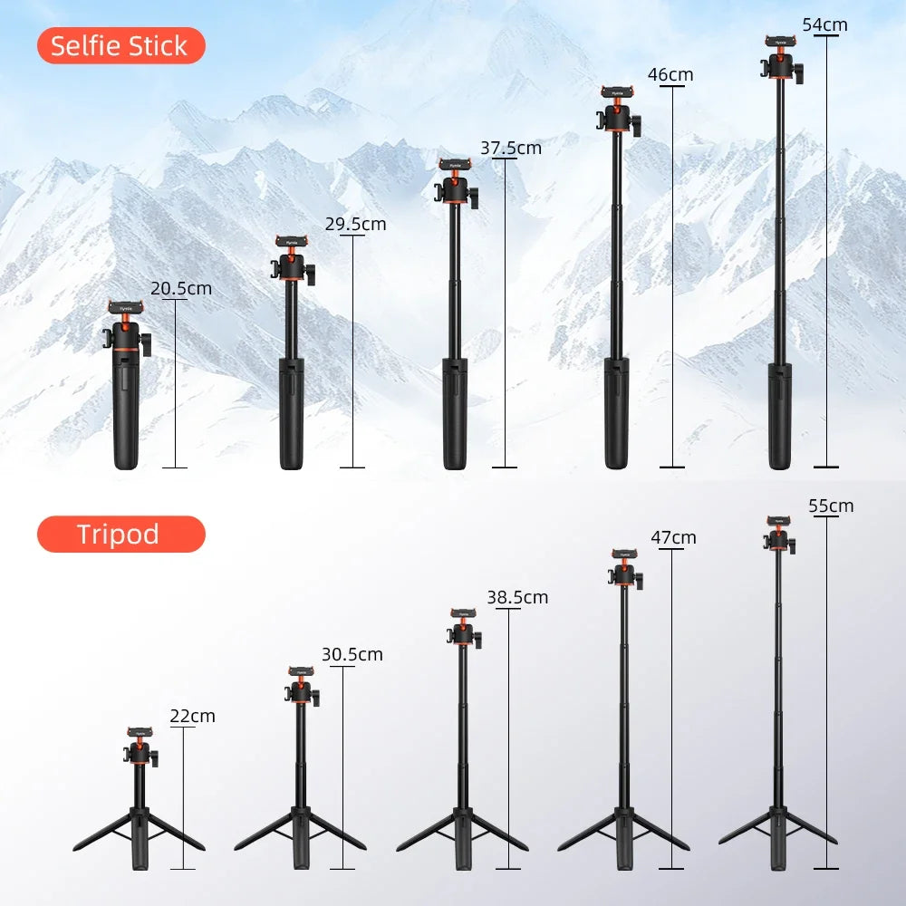 Flymile — Perche à Selfie Trépied DJI Osmo 360 Action 4/3 Base Magnétique