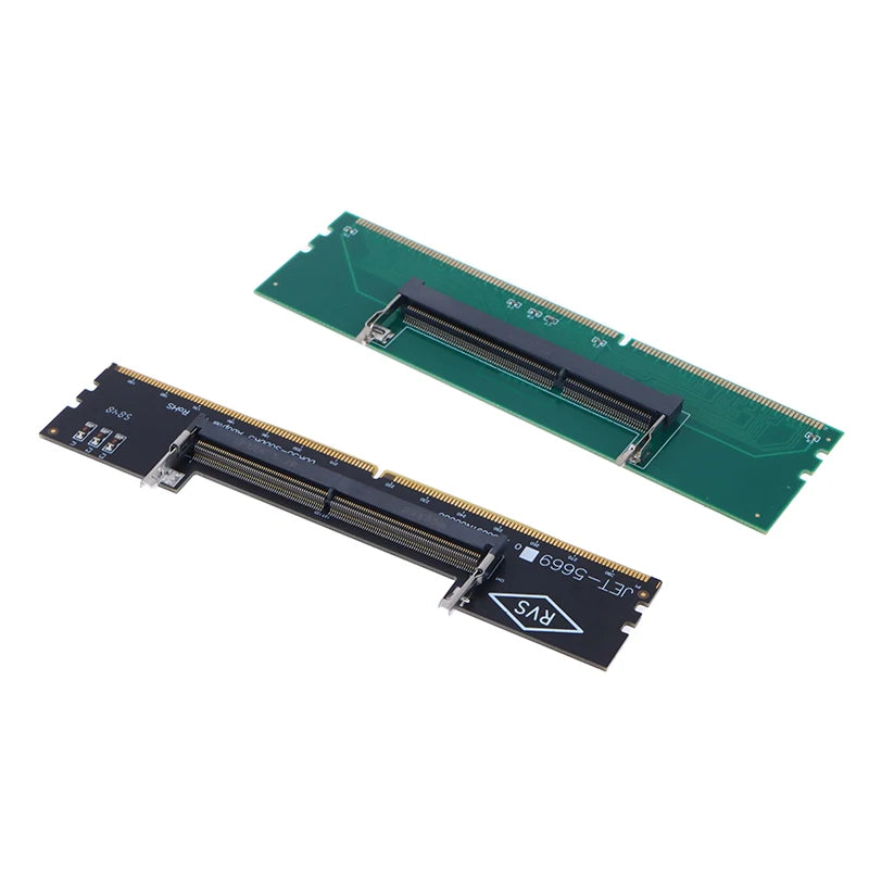 Adaptateur DDR3 DDR4 DDR5 pour ordinateur portable, convertisseur de carte SO-DIMM vers ordinateur de bureau, connecteur de mémoire RAM