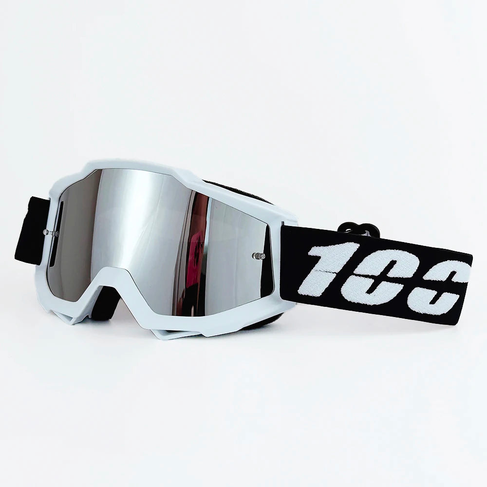 Lunettes de moto 100 MX, lunettes de motocross, lunettes de soleil tout-terrain pour homme, masque MTB ATV, protection coupe-vent, cyclisme, course