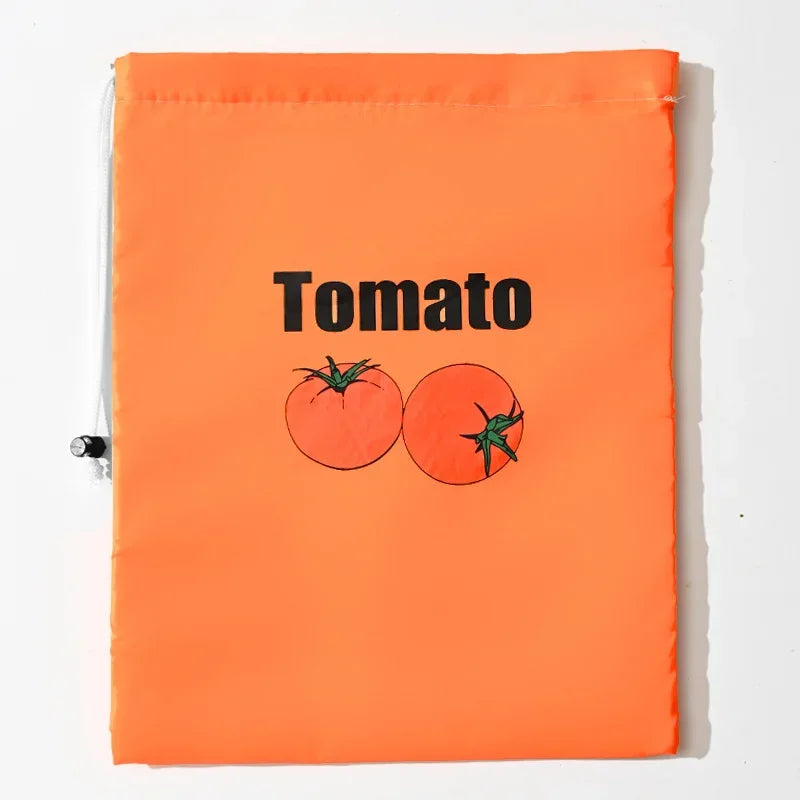Bouche Conservation Isotherme Réutilisable — Bananes Laitues Légumes Fermeture Cordon