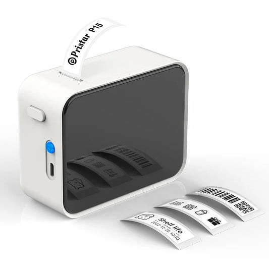 Wireless Bluetooth Label Printer Portable Thermal Printer Marklife P15 Inkless Labeling Machine Mini P15 Label Maker Sticker