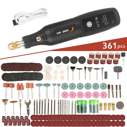 Mini perceuse électrique USB, stylo de gravure sans fil, Rechargeable, outils Dremel, outil rotatif, perceuse à main sans fil, Mini Machine à polir