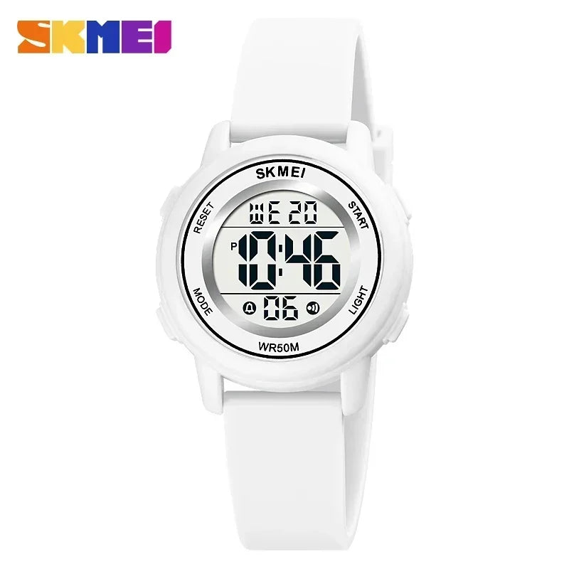 SKMEI 1721 Waterproof Alarm Children's Watches Kids Watch Boys Girls Sport Children's Watch Colorful LED Kids Digital Watches