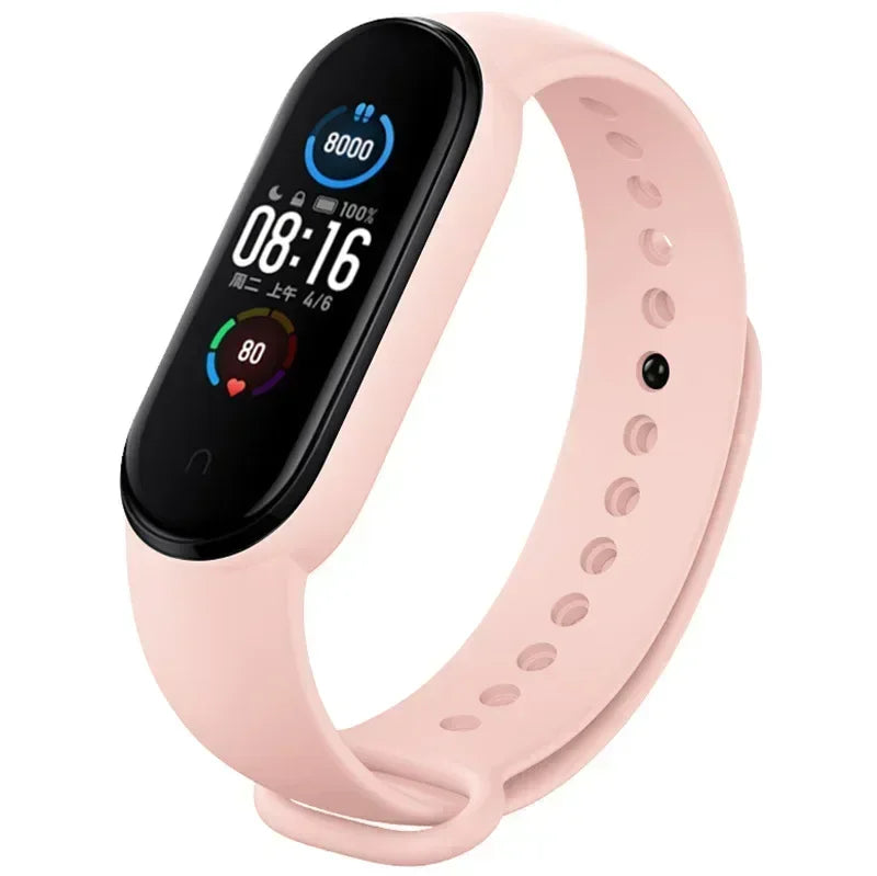 Bracelet Silicone Remplacement Band 3/4/5/6/7 — Accessoires Montre Connectée