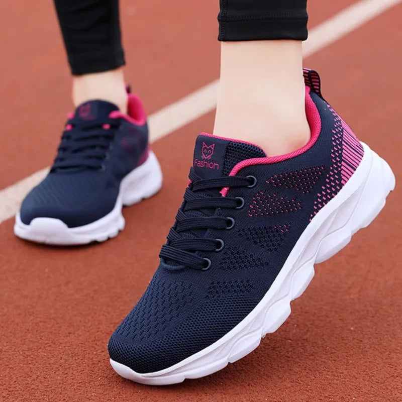 Zapatillas de deporte para mujer, zapatos de moda con plataforma, zapatillas para mujer al aire libre, zapatos deportivos transpirables para mujer, zapatillas de deporte