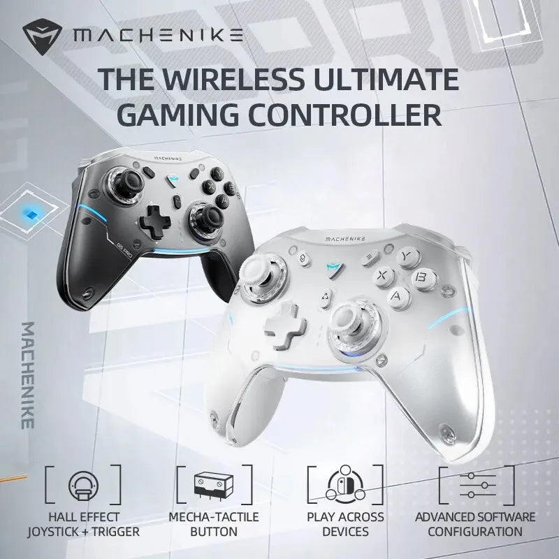 Mando de juegos inalámbrico Machenike, G5 Pro Elite, Hall Trigger Joystick, Mecha-Táctil, para Switch, PC, Android, IOS