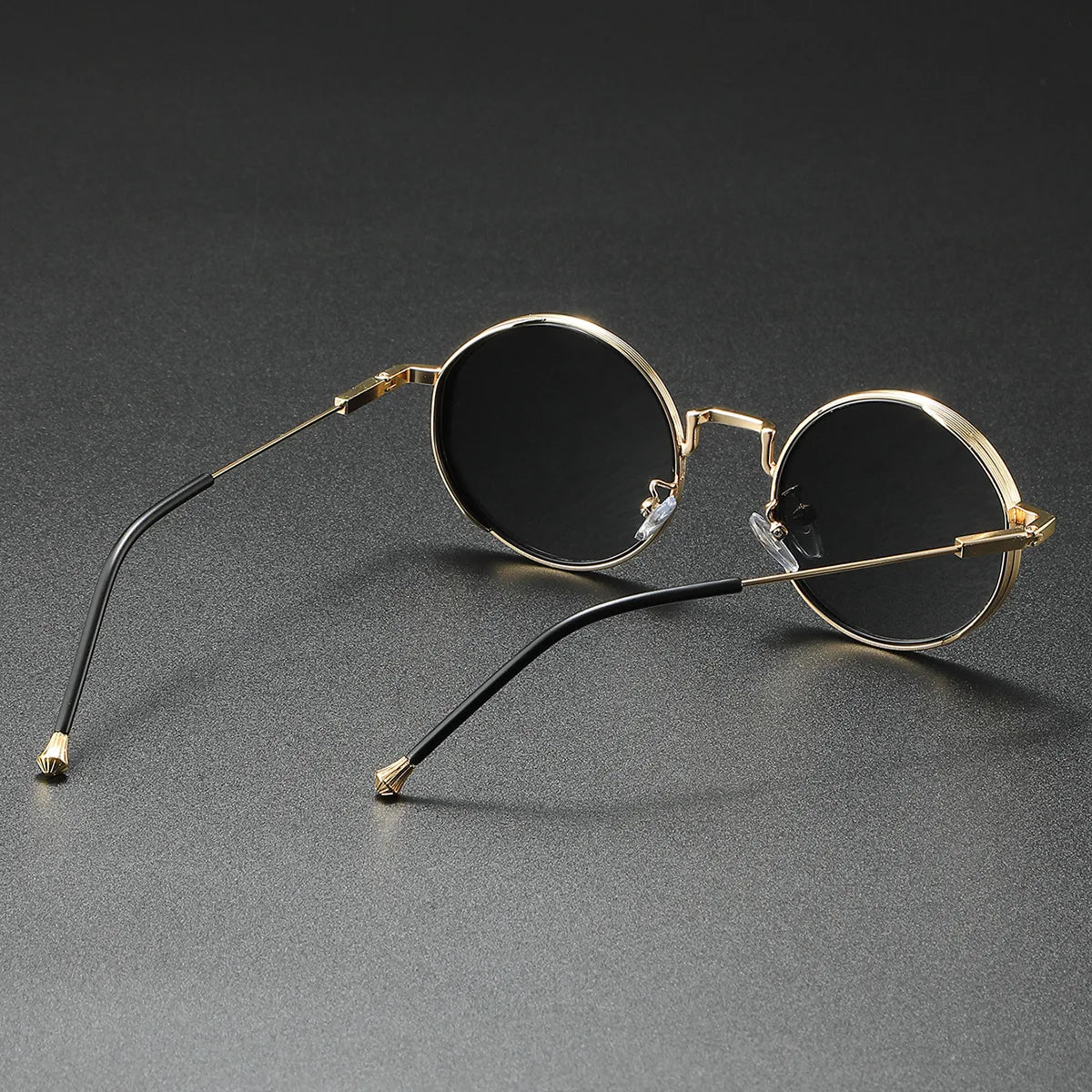2025 New Round Sunglasses Men Women Vintage Designer Sunglasses UV400 Punk Eyewear Men's Sunglasses