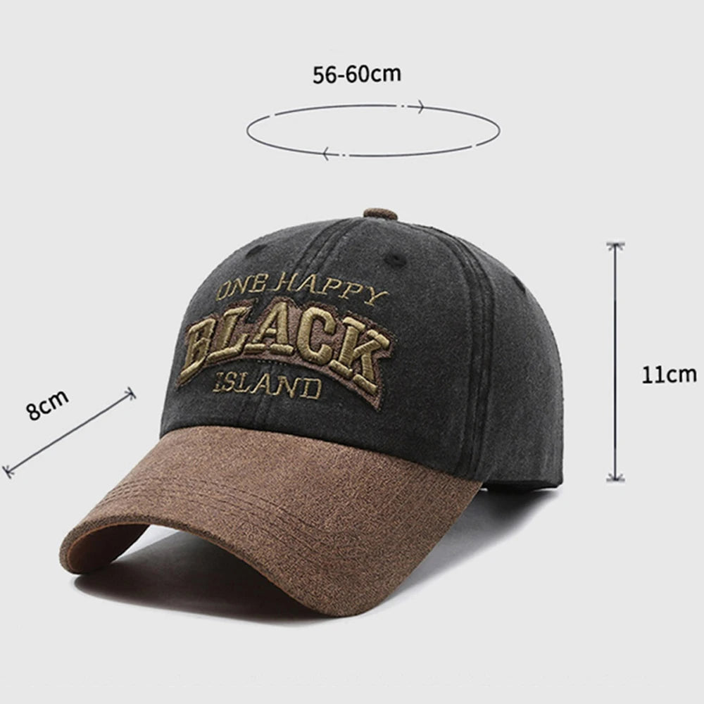 Gorra de béisbol FS Green Brown Letter para hombres, gorra snapback de hip-hop para mujeres, gorra vintage de camionero callejero, gorra de golf de moda