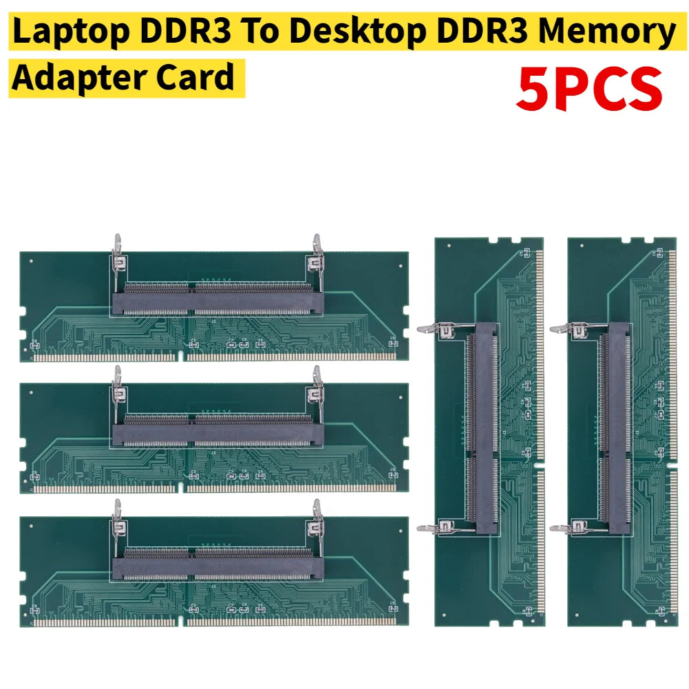 Ordinateur portable SO DDR5 RAM vers ordinateur de bureau DDR5 U-DIMM adaptateur DDR5 convertisseur de carte mémoire DDR3 DDR4 ordinateur portable vers ordinateur de bureau SO-DIMM vers carte DIMM