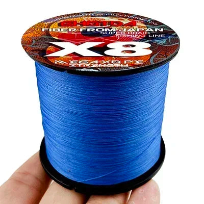 GHOTDA LURE FISH X8 lignes de pêche 300M 100M 8 brins fils tressés Multifilament PE ligne pour carpe cordon de pêche 18LB-78LB lisse