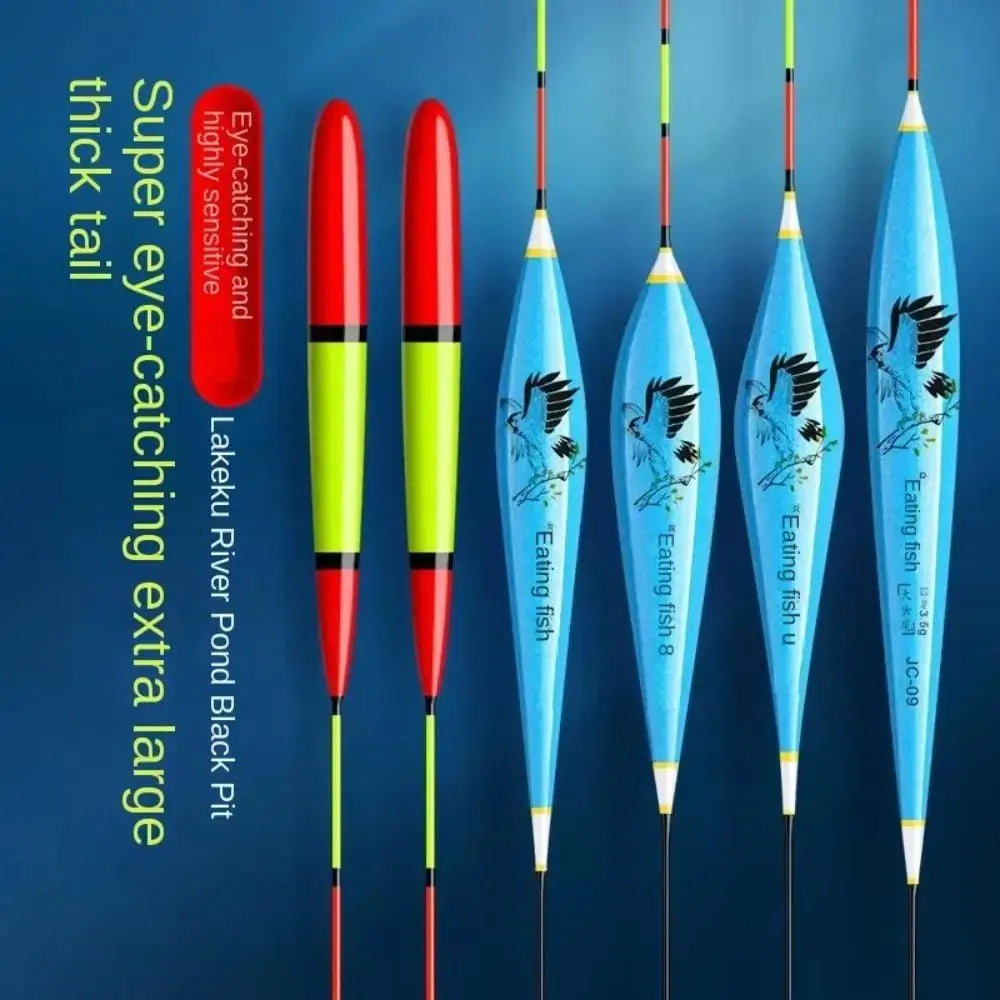 Flotador de pesca de cola triangular, gran flotabilidad, alta calidad, estable,, alta sensibilidad, boya vertical, característica compuesta