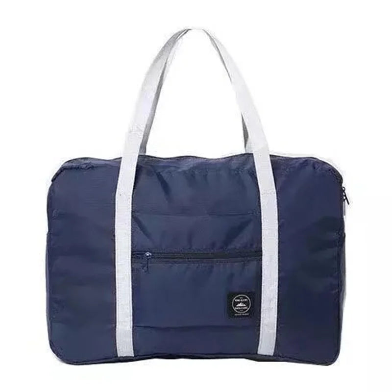 Large Foldable Travel Tote, Travel Storage Bags, Carry-on Luggage, Clothing, Handbags, Picnic, Moving