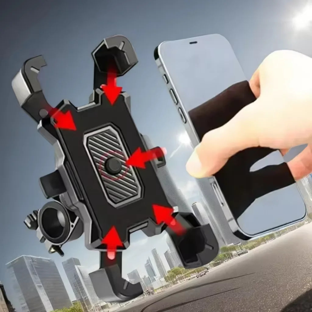 Soporte de teléfono para bicicleta eléctrica giratorio de 360° para Smartphone, ciclismo, MTB, bicicleta, motocicleta, soporte GPS antideslizante