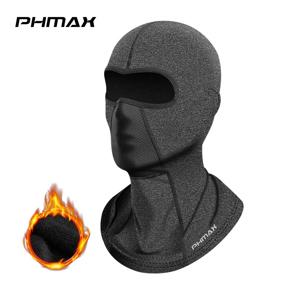 PHMAX Mascarilla de montar para motocicleta, protección contra el viento y el calor, transpirable, máscara facial completa, pasamontañas, sombrero, bufanda, gorra, moto, motociclista, gorra de viento
