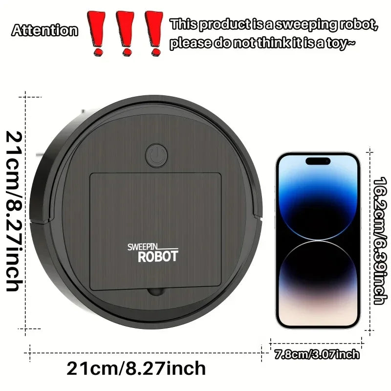 Nuevo robot aspirador inteligente 3 en 1 2026, 4000 Pa de succión, máquina de limpieza doméstica totalmente automática, carga USB, aspiradora inteligente