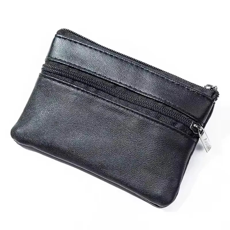 Women Men Coin Purses Men Small Wallet Change Purses Zipper Money Bags Kids Mini Leather Wallets Keychain Carteira