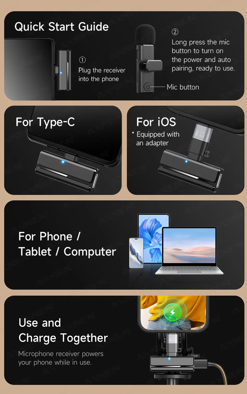 P05 — Stabilisateur Smartphone Suivi IA 360° Support Table Live & Vidéo