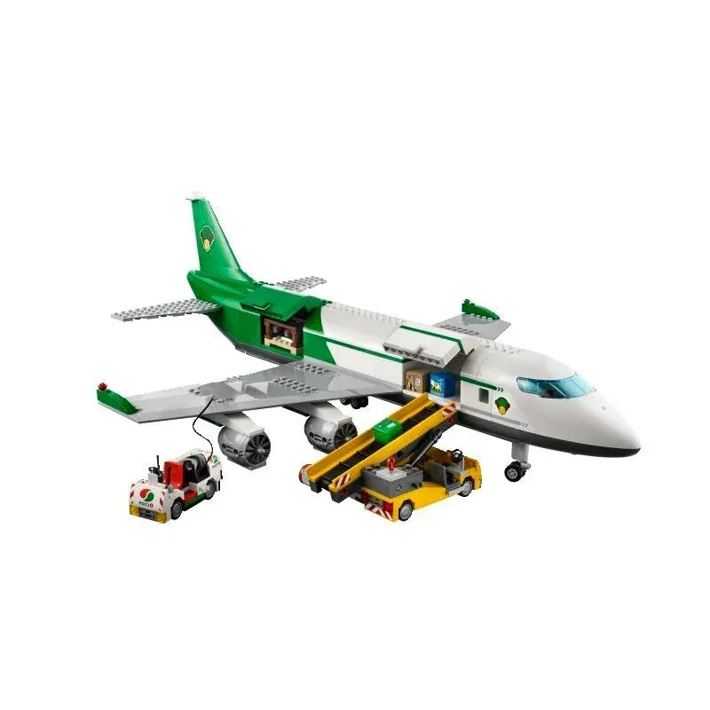 Blocs de Construction Avion de Passagers Enfants — Cabine Ouvrable Fête Anniversaire