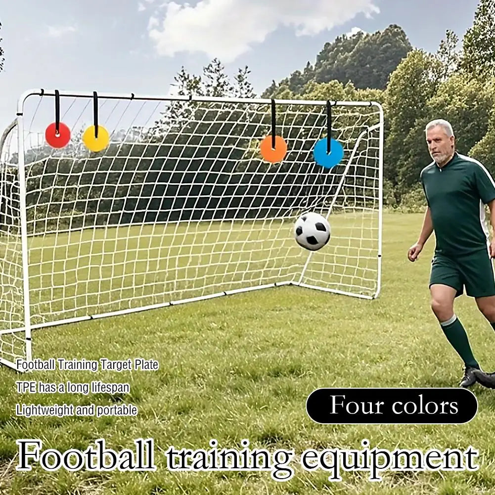 Disque Cible Entraînement Football & Hockey — Tir de Précision, TPE Léger, Sangle Réglable