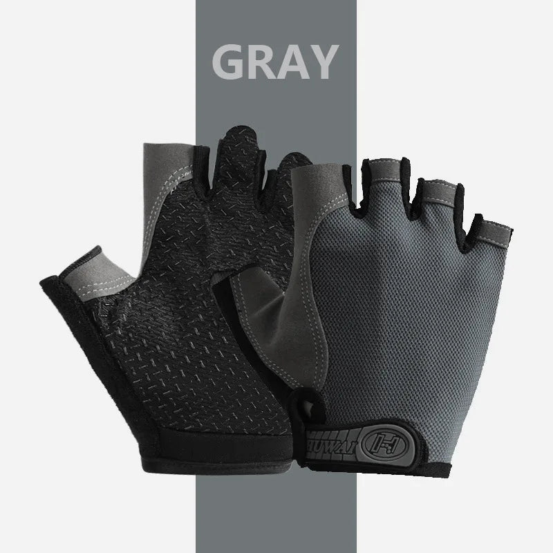 Gants de vélo sans doigts respirants antidérapants pour femmes et hommes, pour la pêche, le cyclisme, l'été, professionnels pour la salle de sport et le fitness