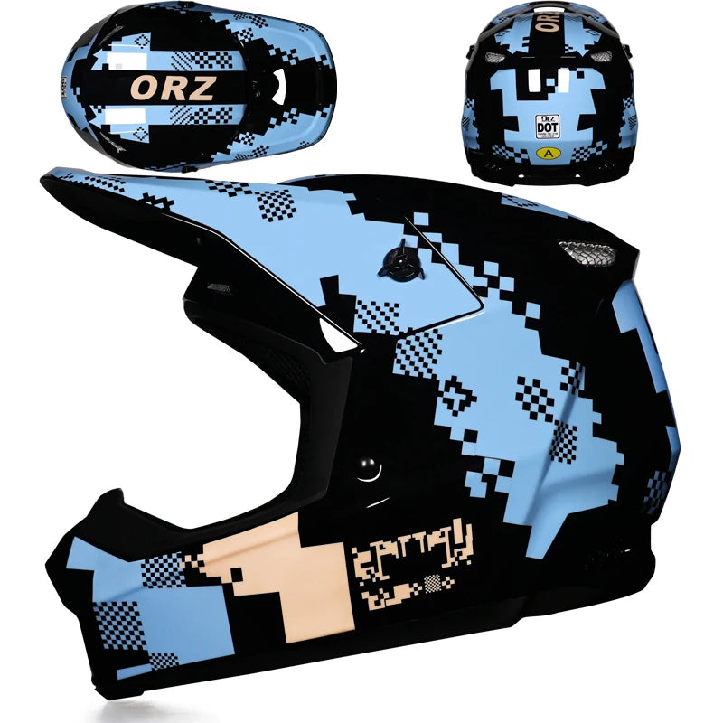Professional Motorcycle Helmet Motocross Off-road Helmet Kids Off-road Helmet Capacete De Motocicleta