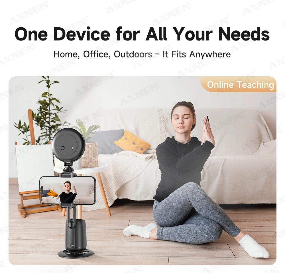 P05 — Stabilisateur Smartphone Suivi IA 360° Support Table Live & Vidéo