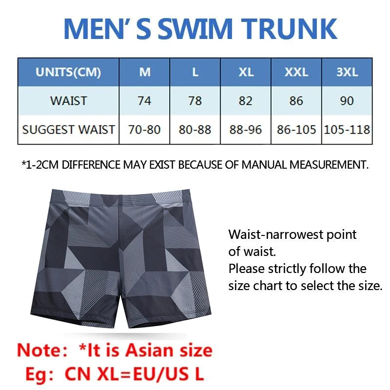 ESCATCH Maillot de Bain Homme Grande Taille 2023 — Imprimé Mode, Élastique, Coussinet