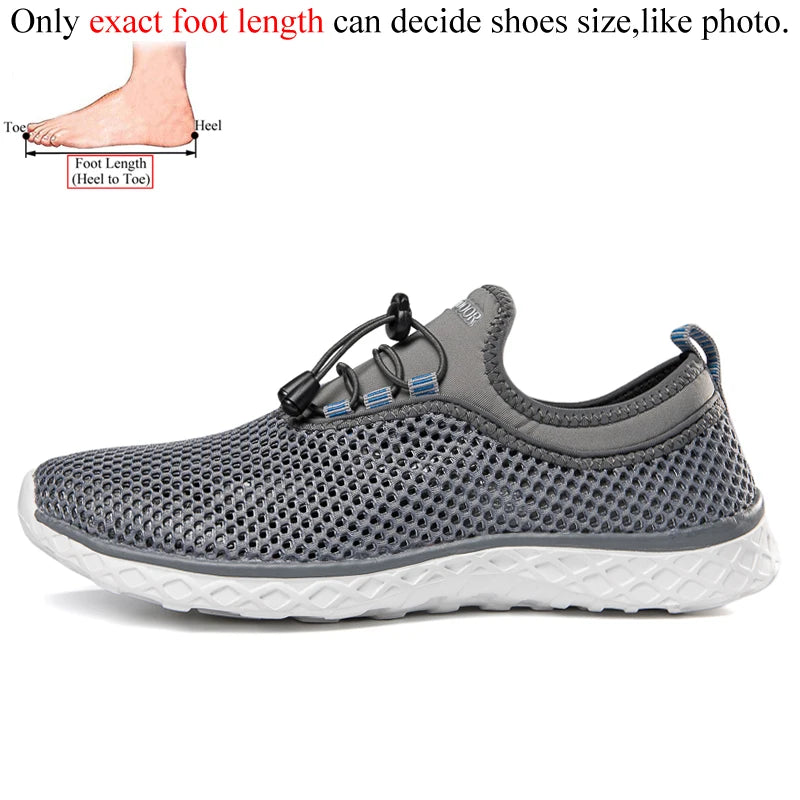 Baskets Légères Respirantes Homme — Chaussures d’Eau Pataugeoire Été