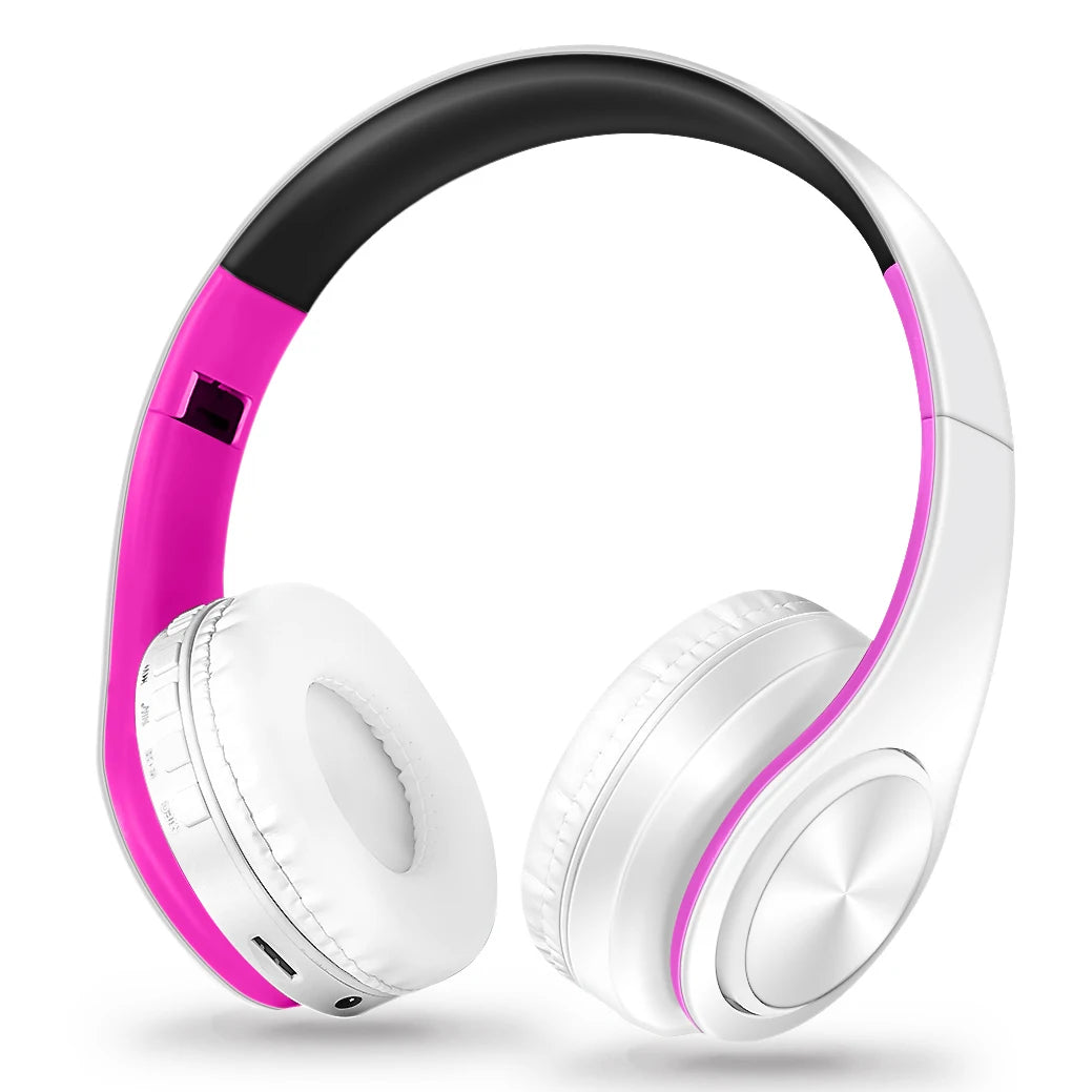 Auriculares inalámbricos Bluetooth para hombre, regalo dorado, auriculares estéreo, juego con micrófono incorporado, universales para Android e iOS