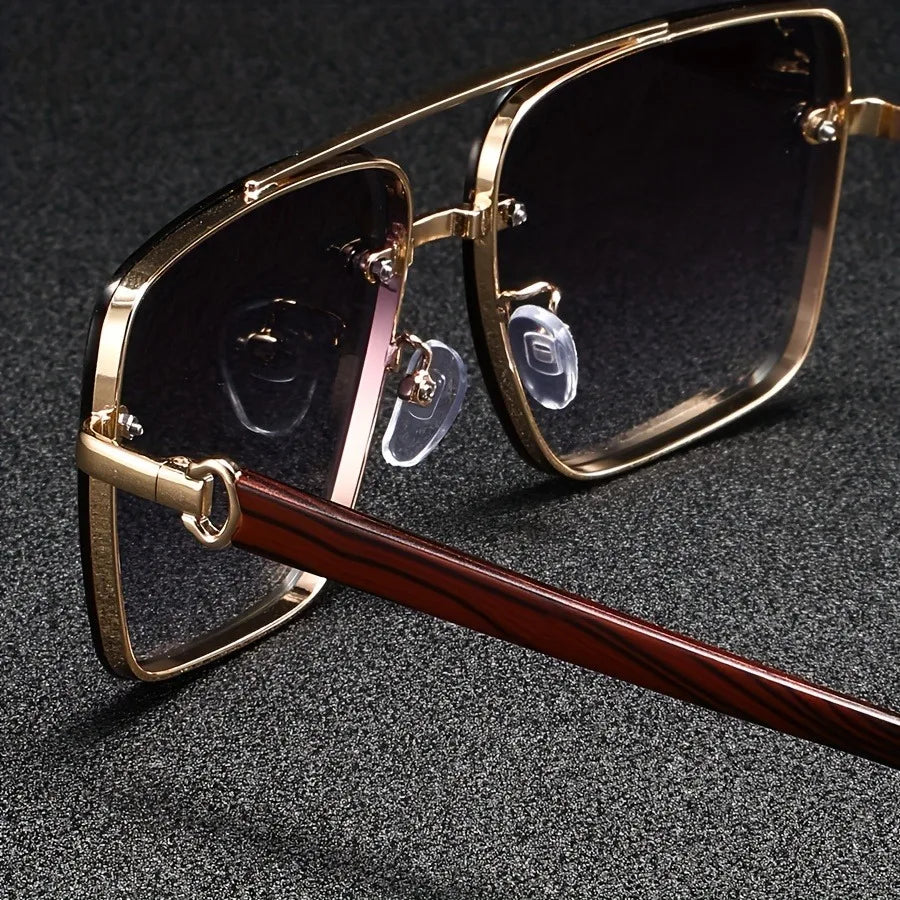 2025 Square Sunglasses Men Luxury Vintage Sunglasses Women Trendy Retro Sunglasses Hombre Lunette Soleil Femme