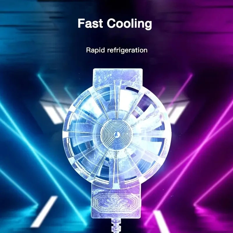 Refroidisseur Téléphone Portable USB — Mini Ventilateur Gaming & Streaming